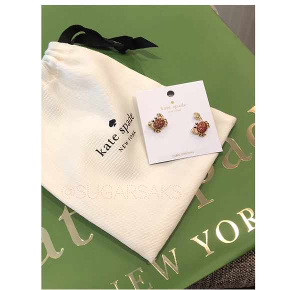 ❌SOLD❌Kate Spade Shore Thing Crab Earrings - Picture 3 of 5